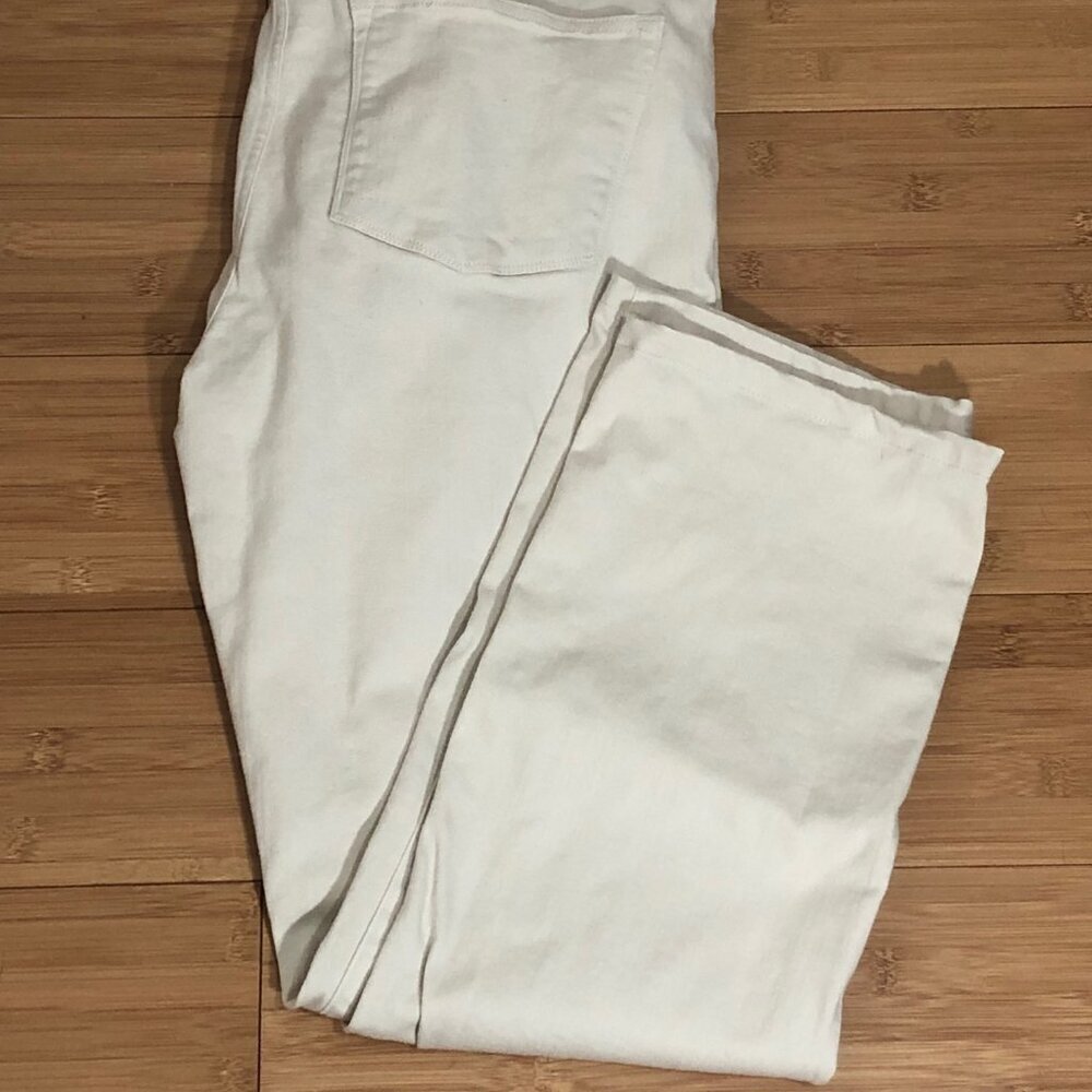 LRL Lauren Jeans Co. Women's FIve Pocket White Jeans Size 14 #NewEnglandCasual - Picture 3 of 13